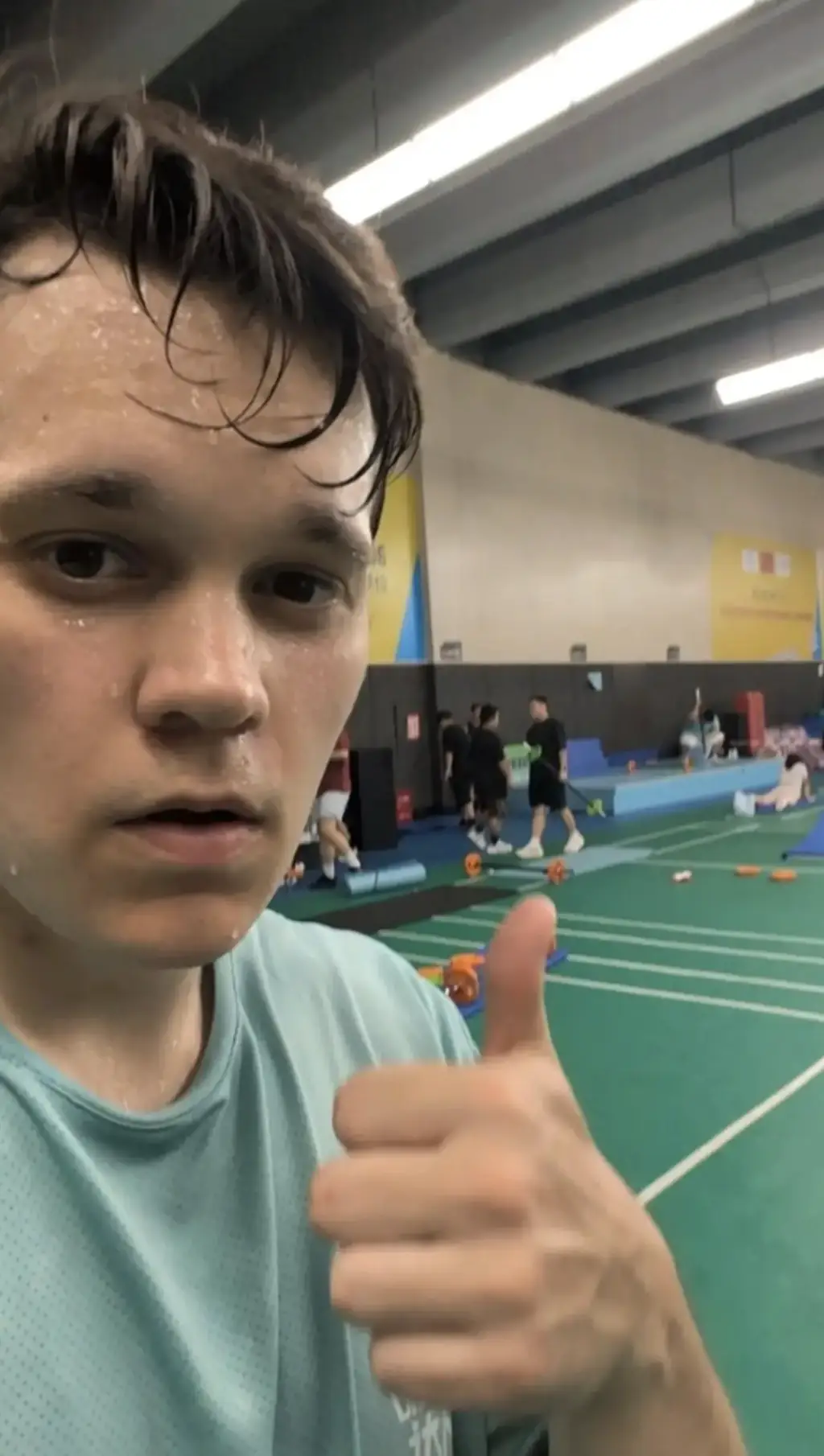 The Swedish content creator explained how the fitness camp worked, and revealed how much weight he lost as a result. Credit: TikTok/@imhelgis
