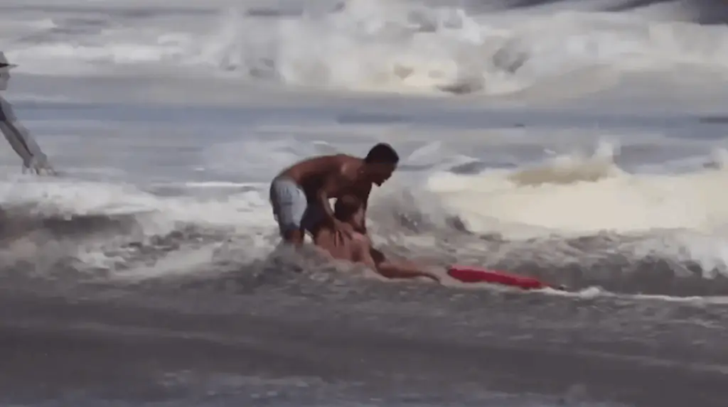 The teenage lifeguard has been praised for his actions by Donald Trump. Credit: Instagram/@Santacruznow