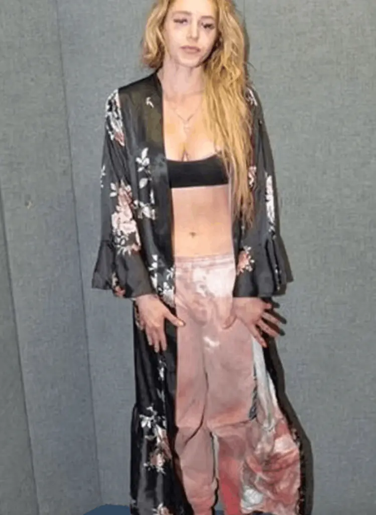 The adult star was allegedly pictured in her boyfriend's blood after his death. Credit: Miami - Dade State Attorney's Office