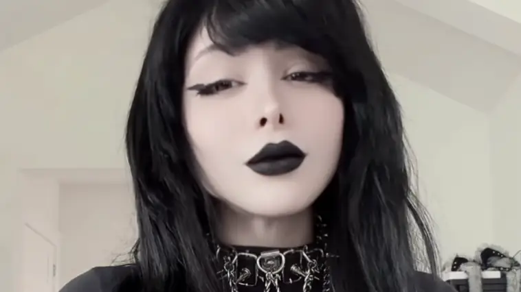 'Goth Baddie' Lamar has a large following on social media. Credit: Lin Lamar/Instagram