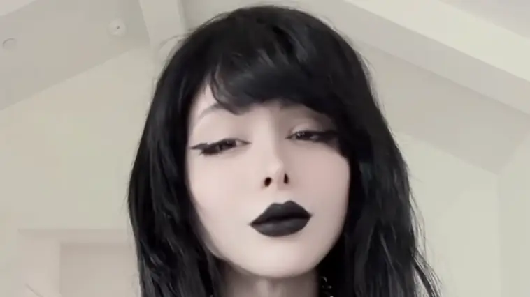 'Goth Baddie' Lamar has a large following on social media. Credit: Lin Lamar/Instagram