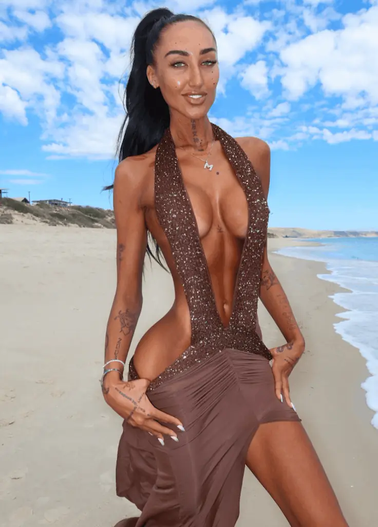 The Australian model has shocked fans with her body transformation. Credit: Matilda Baxter/Instagram