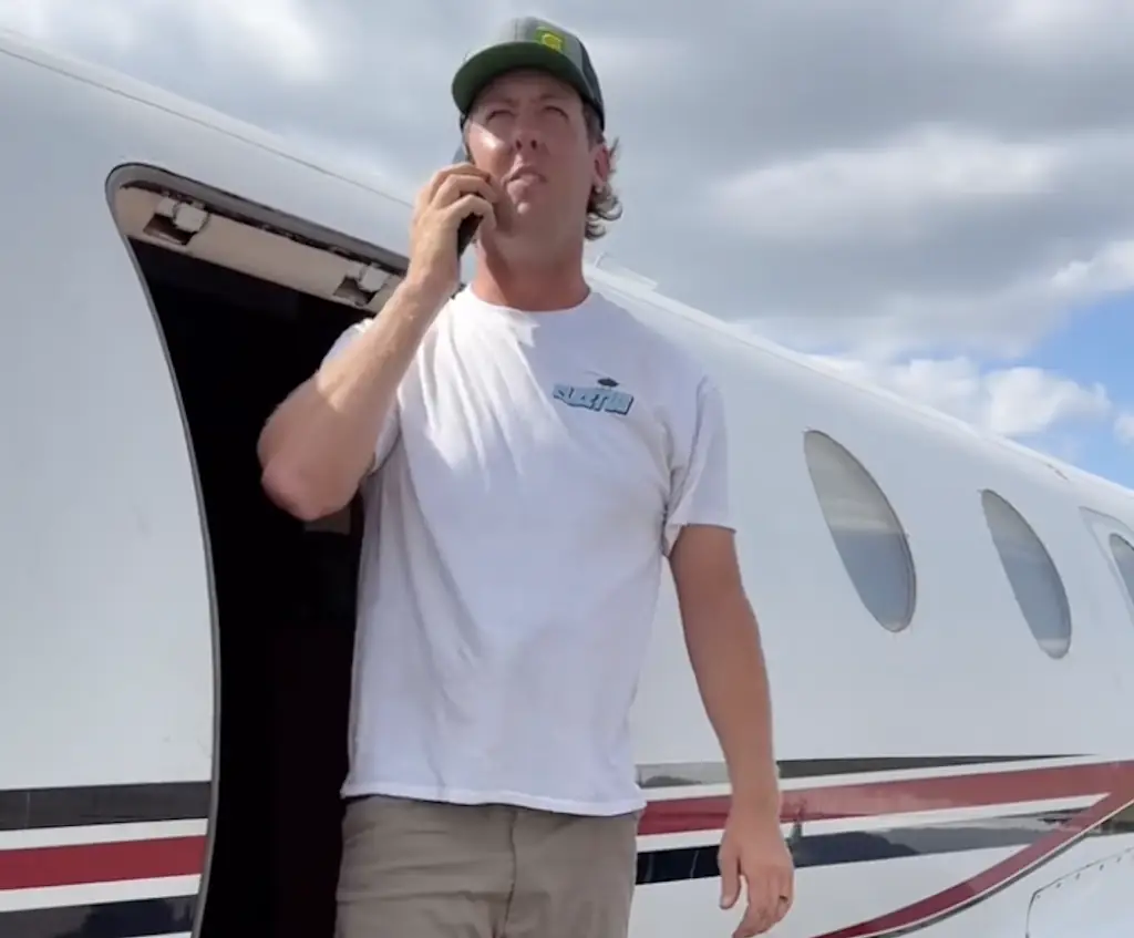 A group of Florida men bought a private jet for $15,000, but it turned out to be a big mistake. Credit: Cleetus McFarland/Instagram