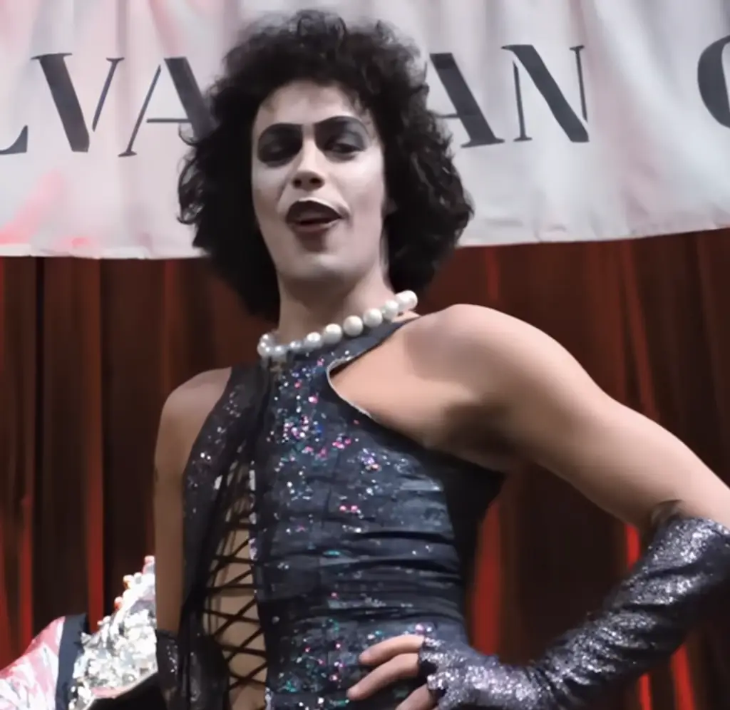 Tim Curry in The Rocky Horror Picture Show. Credit: 20th Century Fox