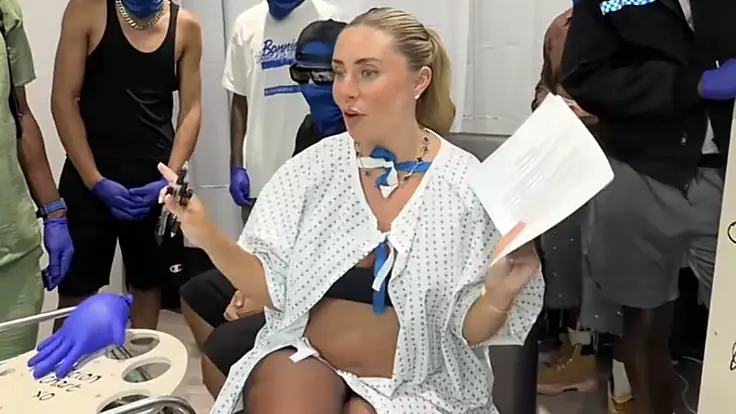 Bonnie Blue's outrageous stunt has been teased for the first time. Credit: TikTok/@bonniebluebabycam