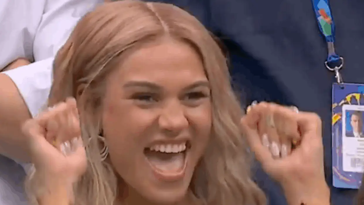 Trinity Rodman has gone viral at the US Open. Credit: X