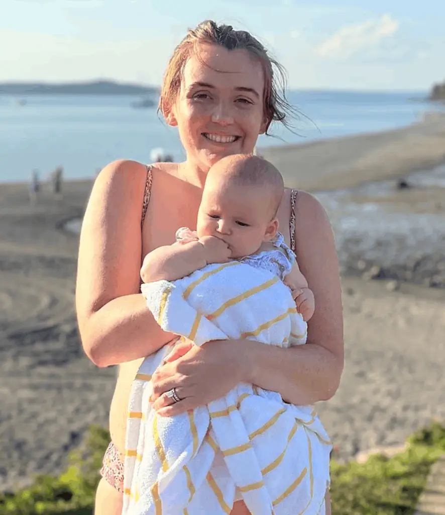 Erin Piacenti, a Bank of America vice president, had just finished maternity leave the day before she was stabbed. Credit: GoFundMe 
