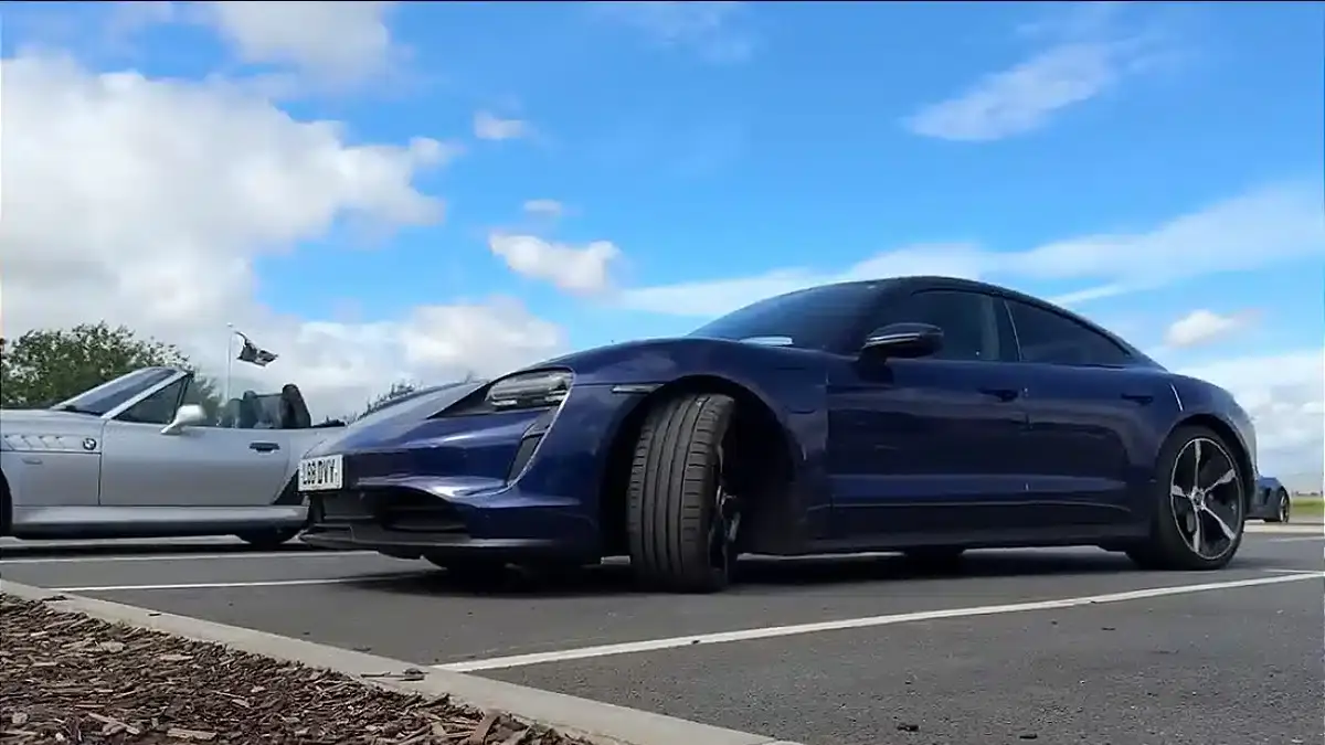 Lee Davey's Porsche Taycan is now worth essentially nothing. Credit: The MacMaster