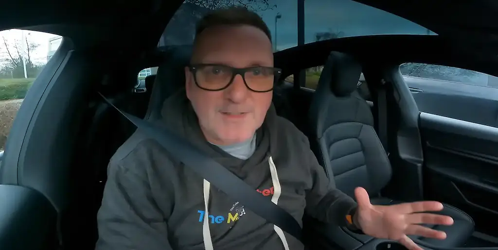 Lee Davey's Porsche Taycan is now essentially worthless. Credit: The MacMaster.