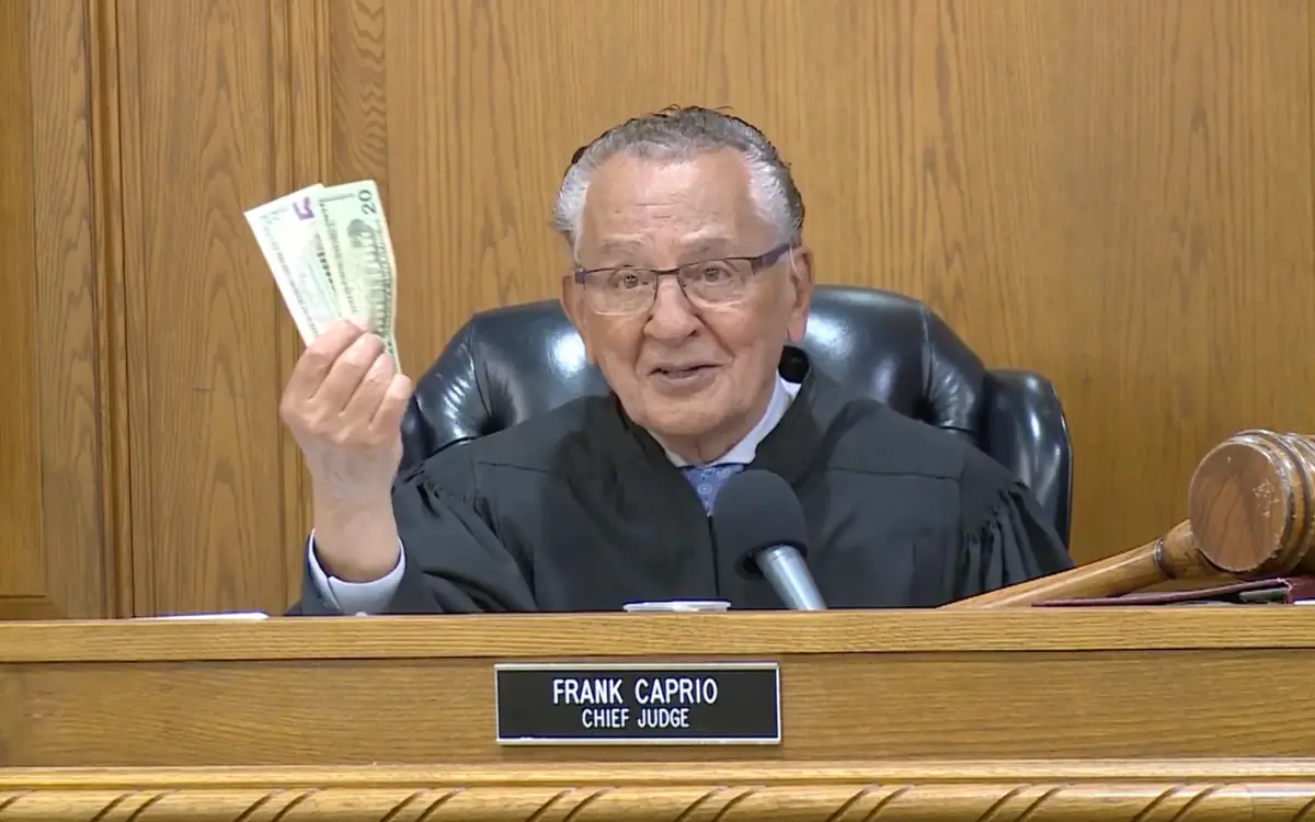 Judge Frank Caprio paid a man's fine after he walked five miles to court with less than a dollar to his name