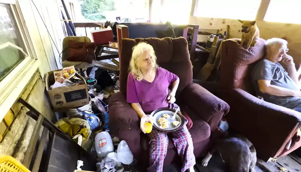 The Whittakers live in the town of Odd, Virginia. Credit: Soft White Underbelly/YouTube