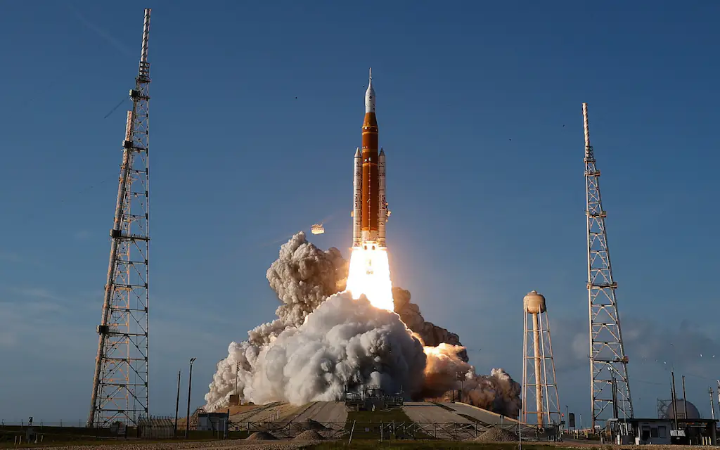 The further humans travel from the Earth, the higher the levels of radiation they're exposed to. Picture: Chip Somodevilla / Staff/Getty Images