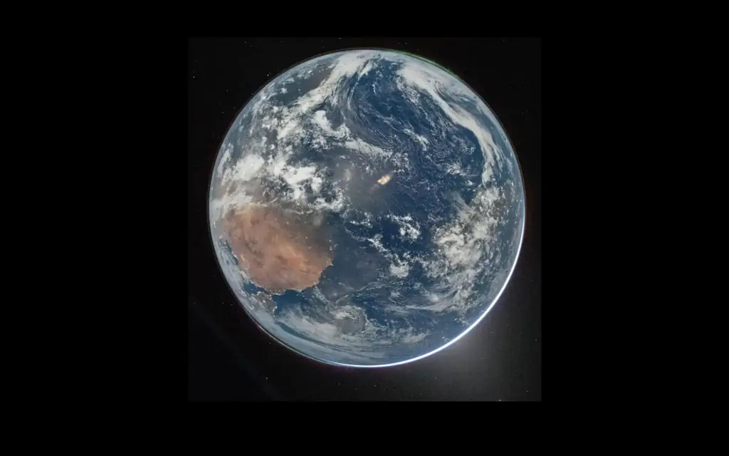 The Earth as shown from the Artemis II (Photo: NASA/Artemis II)