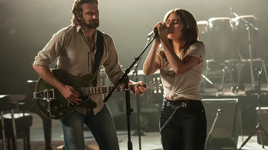 Bradley Cooper and Lady Gaga in A Star Is Born. Credit: Warner Bros.