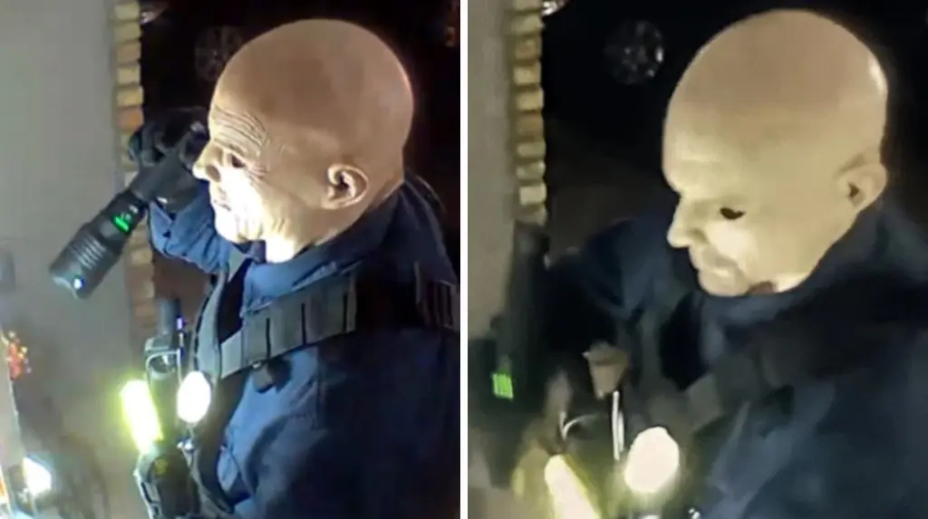 The FBI released these images in the hunt for the gunman. Credit: FBI