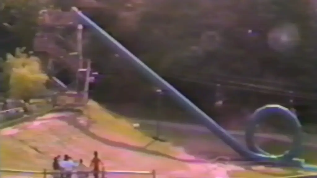The Cannonball Loop water slide was one of the most dangerous rides at Action Park. Credit HBO Max