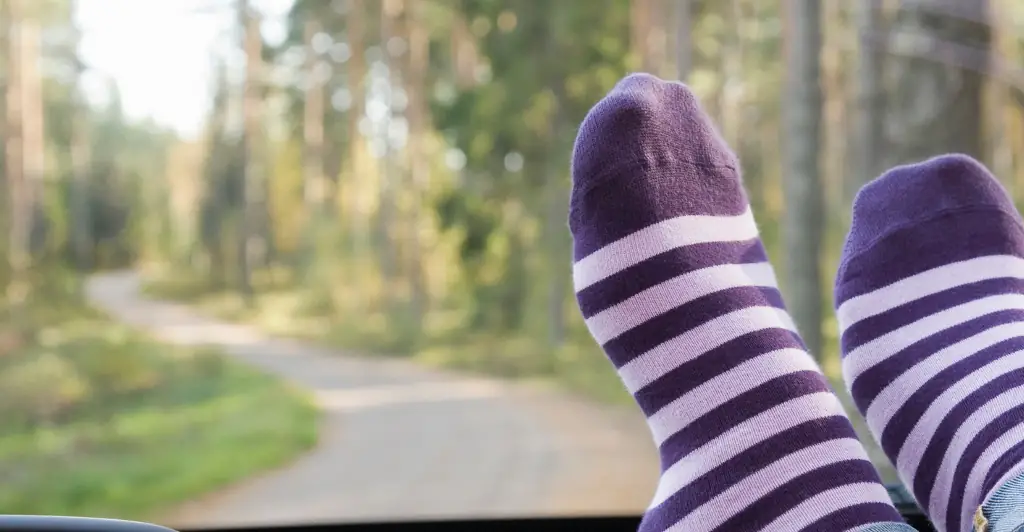 Woman who lost her entire forehead issued stark warning to people who put their feet on the dashboard