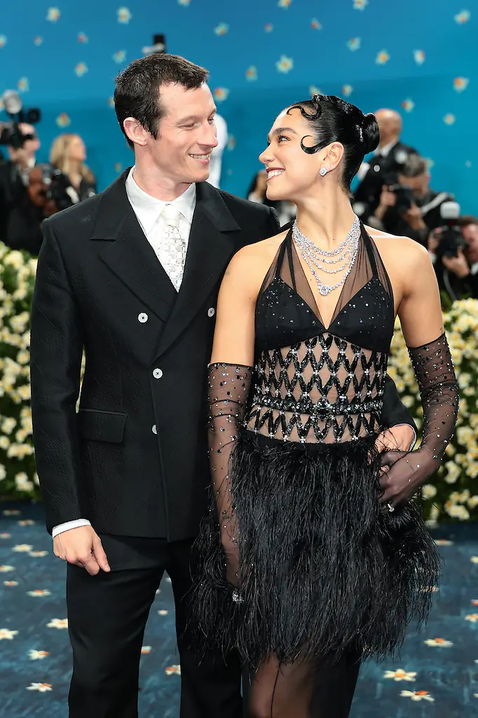 The celebrity couple made it official over the weekend. Credit: Dimitrios Kambouris/Getty Images for The Met Museum/Vogue