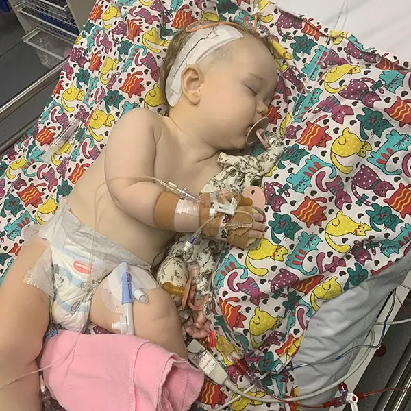 Lola was sadly diagnosed with cancer. Credit: Children's Cancer Institute