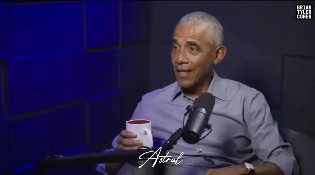 Barack Obama shocked the world with his comments on aliens. Credit: Brian Tyler Cohen