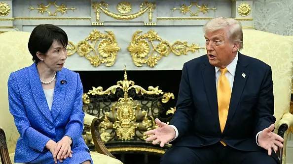 Donald Trump and Sanae Takaichi