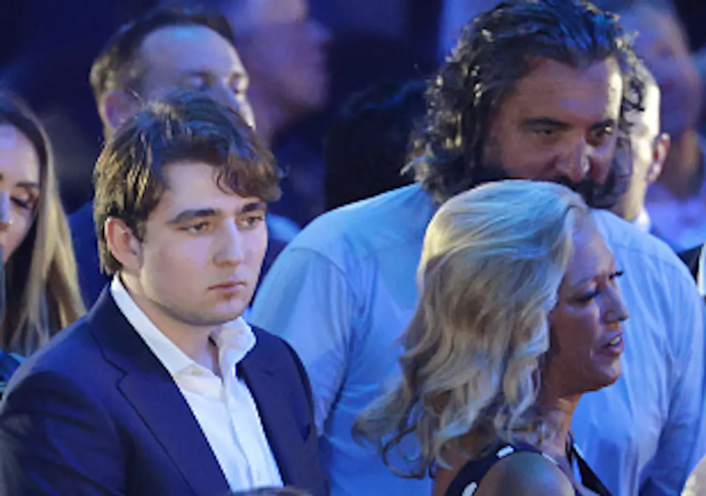 Barron Trump attends his father, Donald Trump's 80th birthday. Credit: Chip Somodevilla/Getty Images