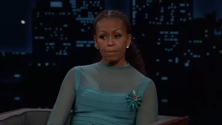 Michelle Obama opened up on Rob Reiner's death. Credit: Jimmy Kimmel Live