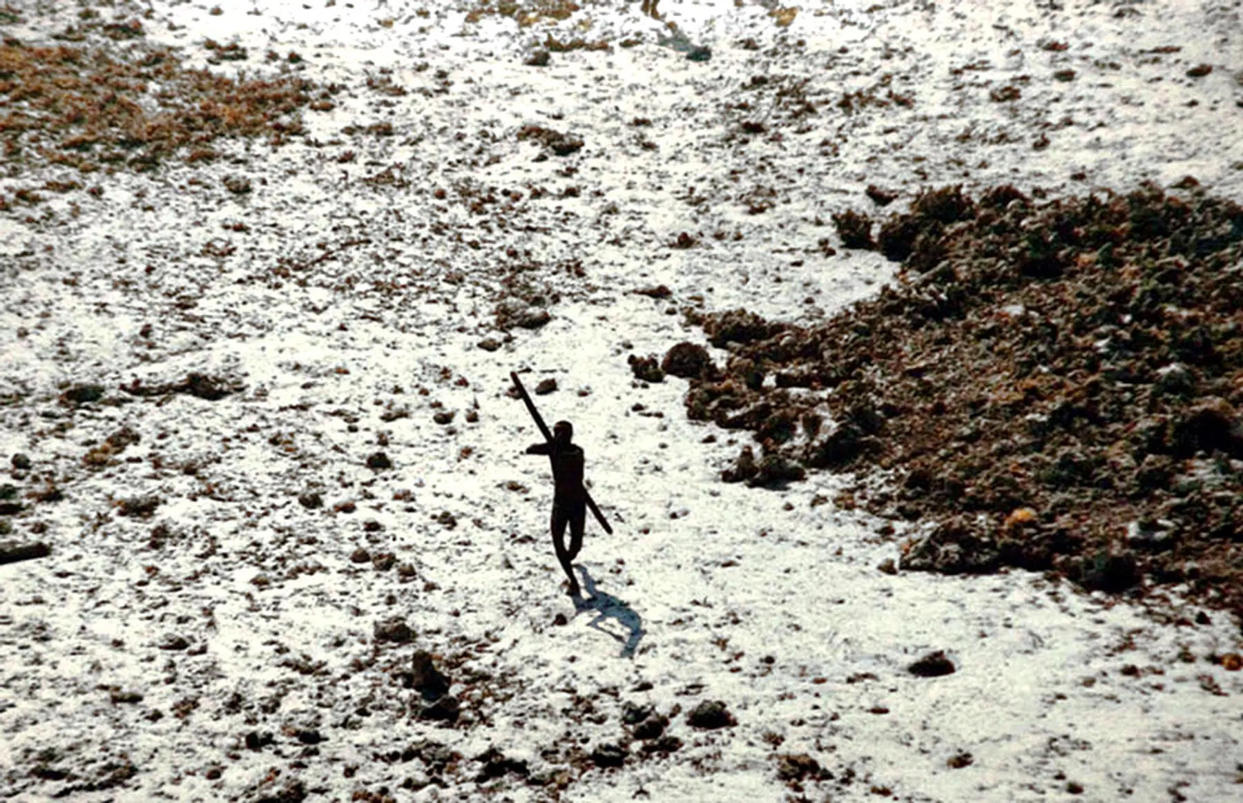 Sentinelese people are violent towards outsiders. Credit: Indian Coastguard/Survival