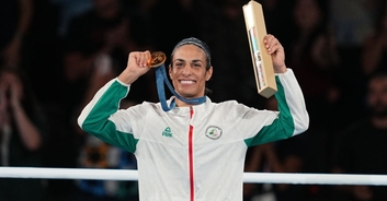 People rush to praise boxer Imane Khelif as video featuring the Olympic champion goes viral