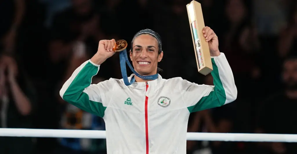 People rush to praise boxer Imane Khelif as video featuring the Olympic champion goes viral