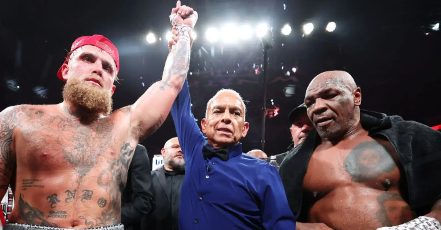 Jake Paul ended up winning against the boxing legend. Credit: Al Bello / Getty Images