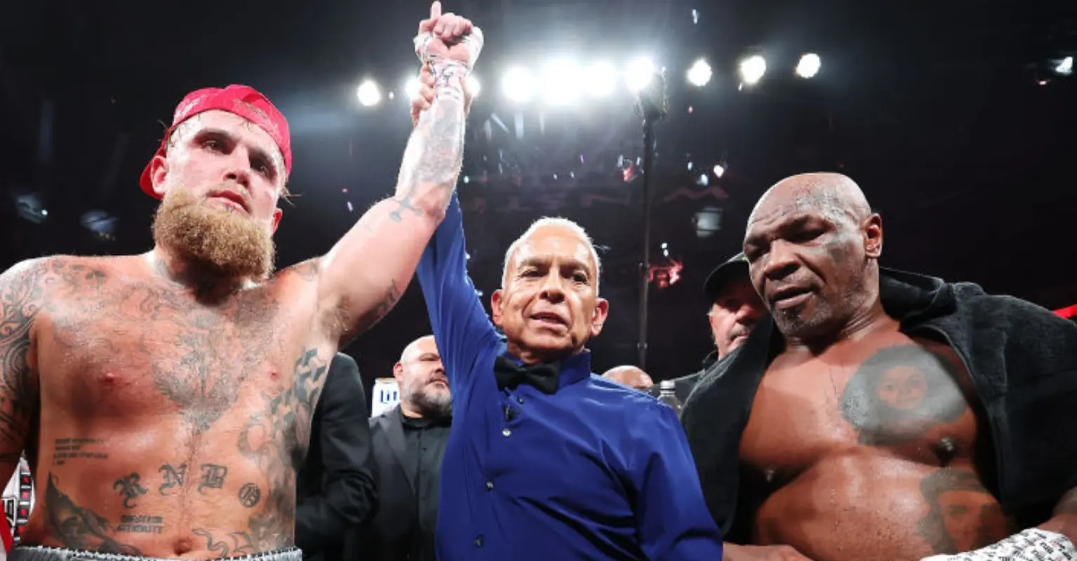Jake Paul ended up winning against the boxing legend. Credit: Al Bello / Getty Images