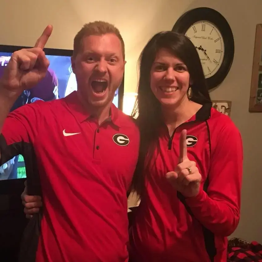 Jason Hughes and his wife. Credit: Facebook/Laura Palmer Hughes