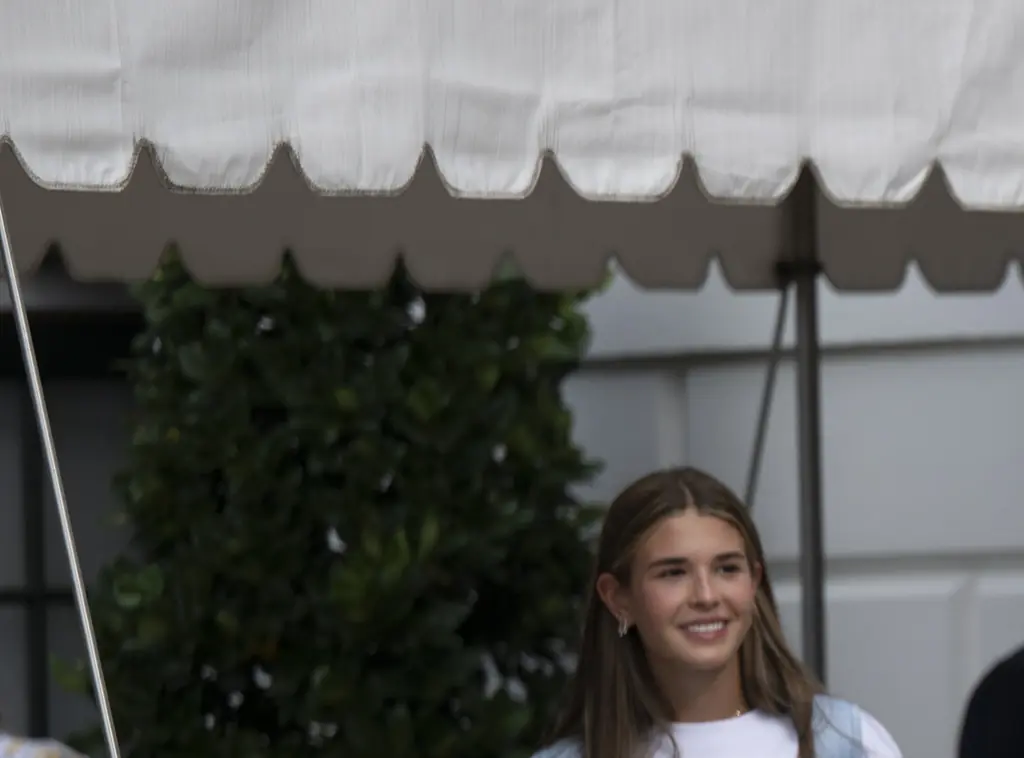 Kai Trump and Donald Trump off to the Ryder Cup. Credit: X/White House