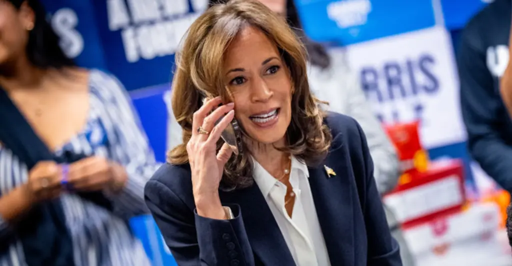 Viewers spot detail in Kamala Harris video that has ignited allegations phone call to voter was 'fake'