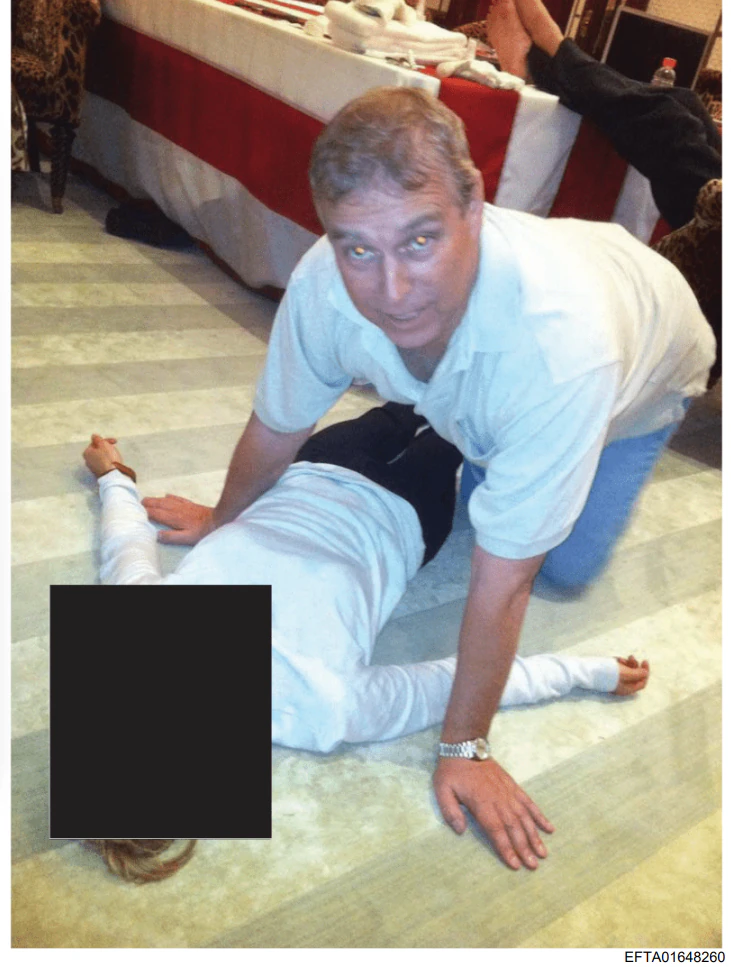 More photographs from the Epstein Files contain Andrew. Credit: US Department of Justice