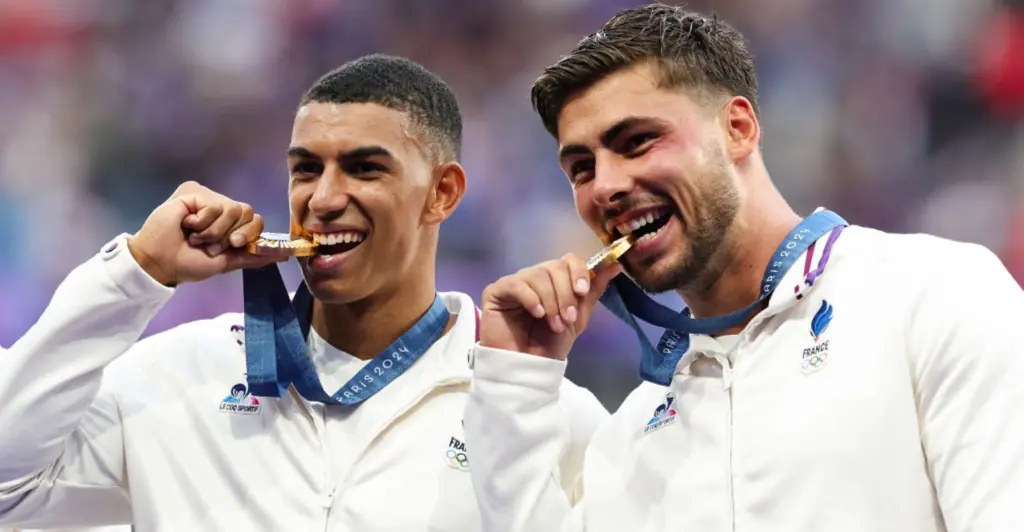 Real reason why athletes bite their medals at the Olympics