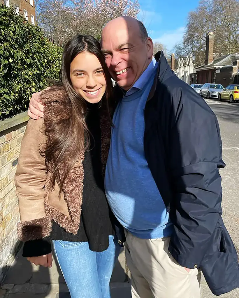 Mike Lynch and his 18-year-old daughter Hannah. Credit: Family Handout