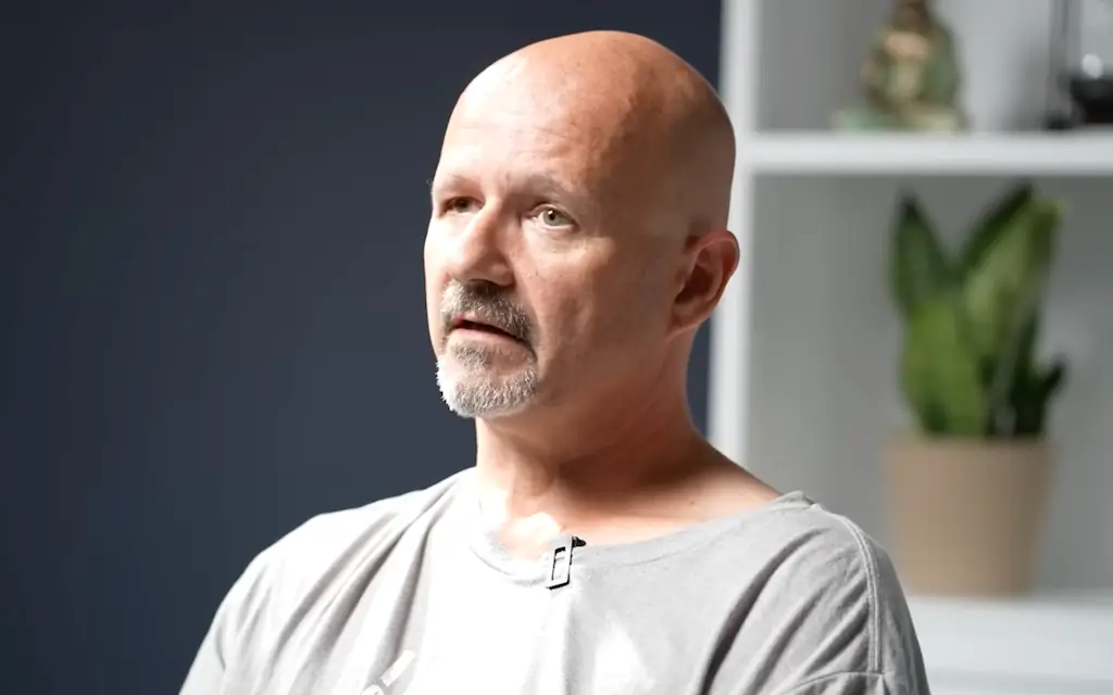 Jason Janas was profoundly affected by his near death experience (Picture: NDE Journey/YouTube)