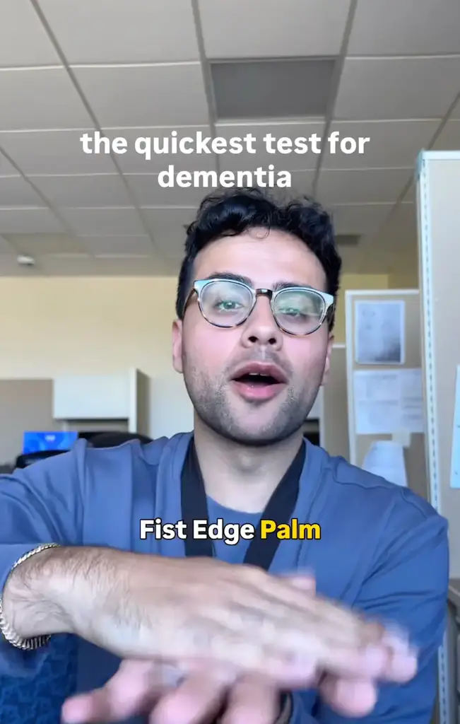 Dr Adnan had people worried when they couldn't master the test. Credit: @adnanmd/TikTok