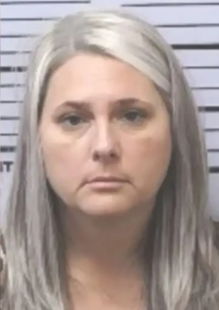  Nicole Staples was arrested after a disturbing video of her beating her child up surfaced online. Credit: Mobile County Sheriff’s Office