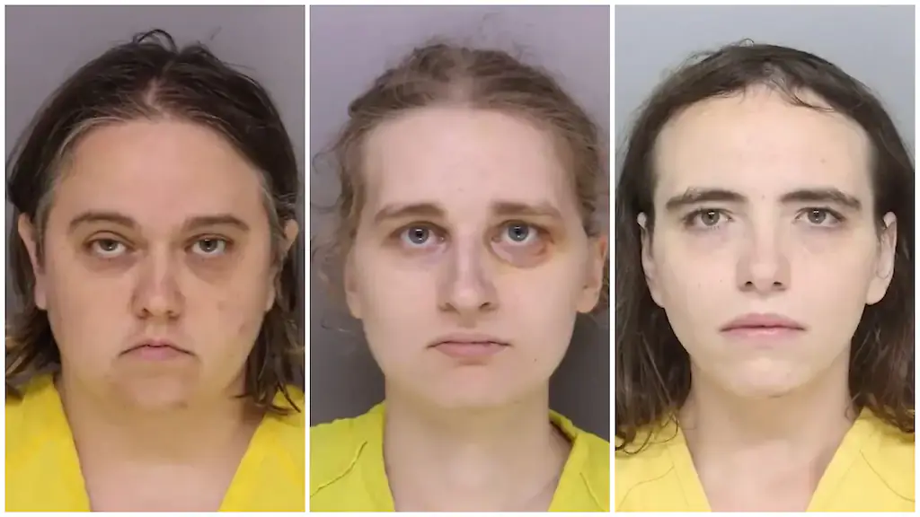 The three women accused of the boy's murder, including his mother, Kaitlin (left). Credit: Hamilton County Sheriff's Office