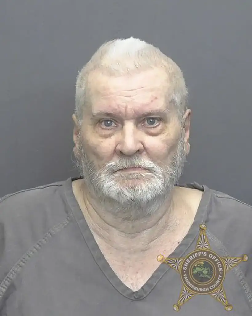 Gary Howard was arrested on November 13 after hiding from Florida police since 2010. Credit: Vanderburgh County Sheriff's Office
