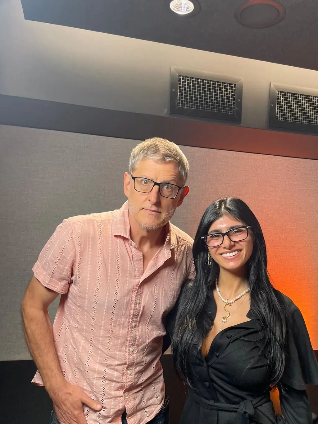 Mia Khalifa opened up about her regrets to Louis Theroux. Credit: The Louis Theroux Podcast