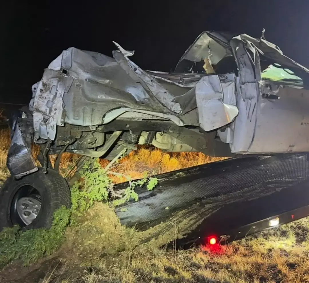 The children survived the crash. Credit: AZDPS Highway Patrol / Facebook