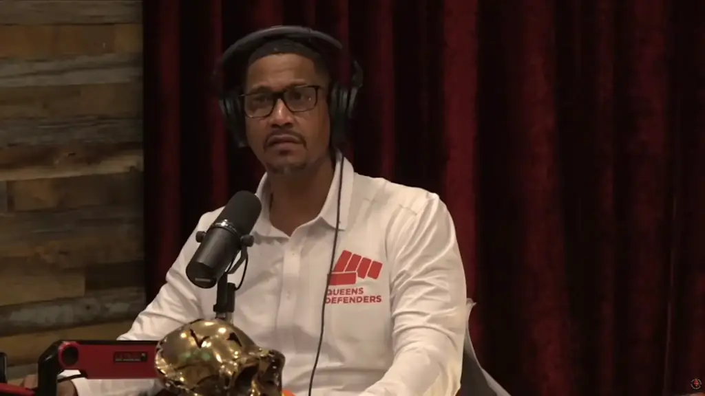 Sheldon Johnson appeared on the Joe Rogan Experience in 2024. Credit: Joe Rogan Experience