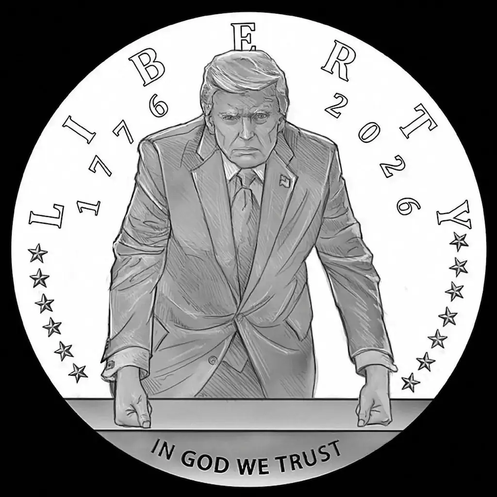 The Trump coin is also set to be released this year. Credit: US Mint