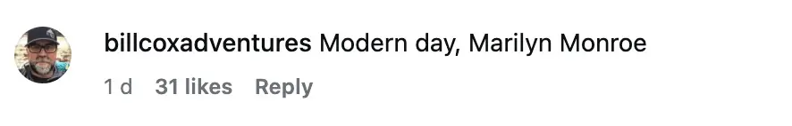 Fans were quick to compare Sweeney to Marilyn Monroe (Pic: Instagram)