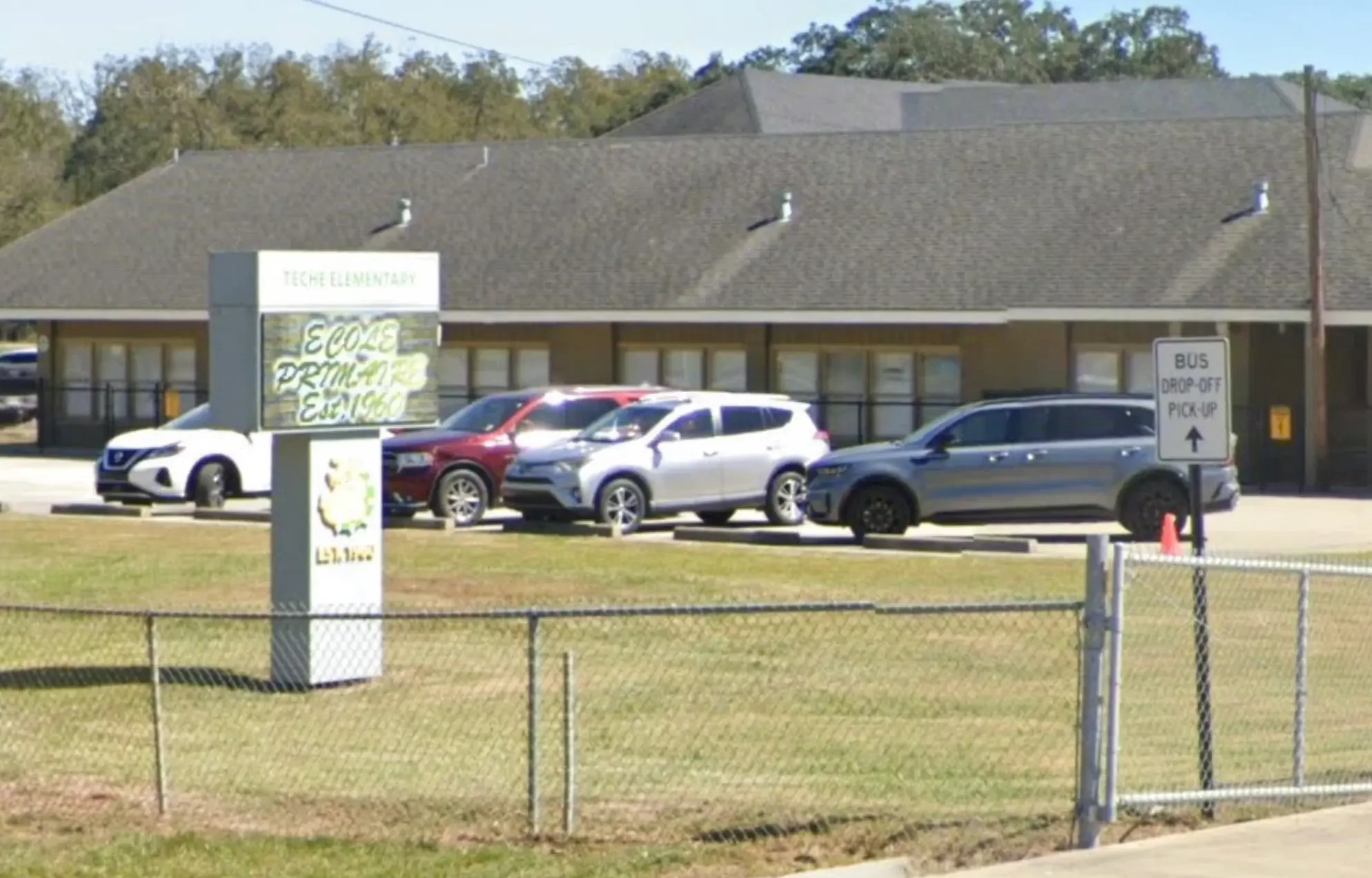 Noel taught at Teche Elementary School in Breaux Bridge, Louisiana. Credit: Google Maps