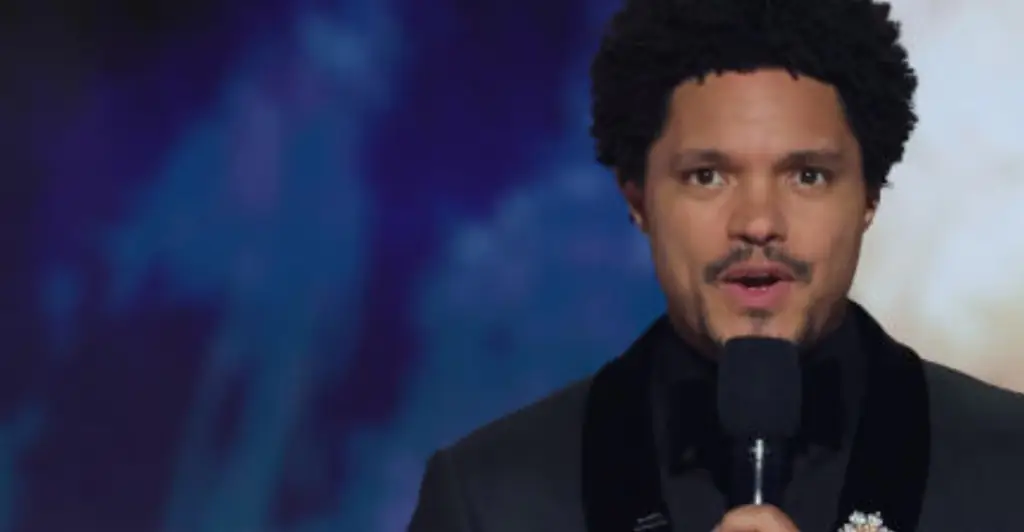 Trevor Noah's controversial Grammys joke following President Trump's inauguration